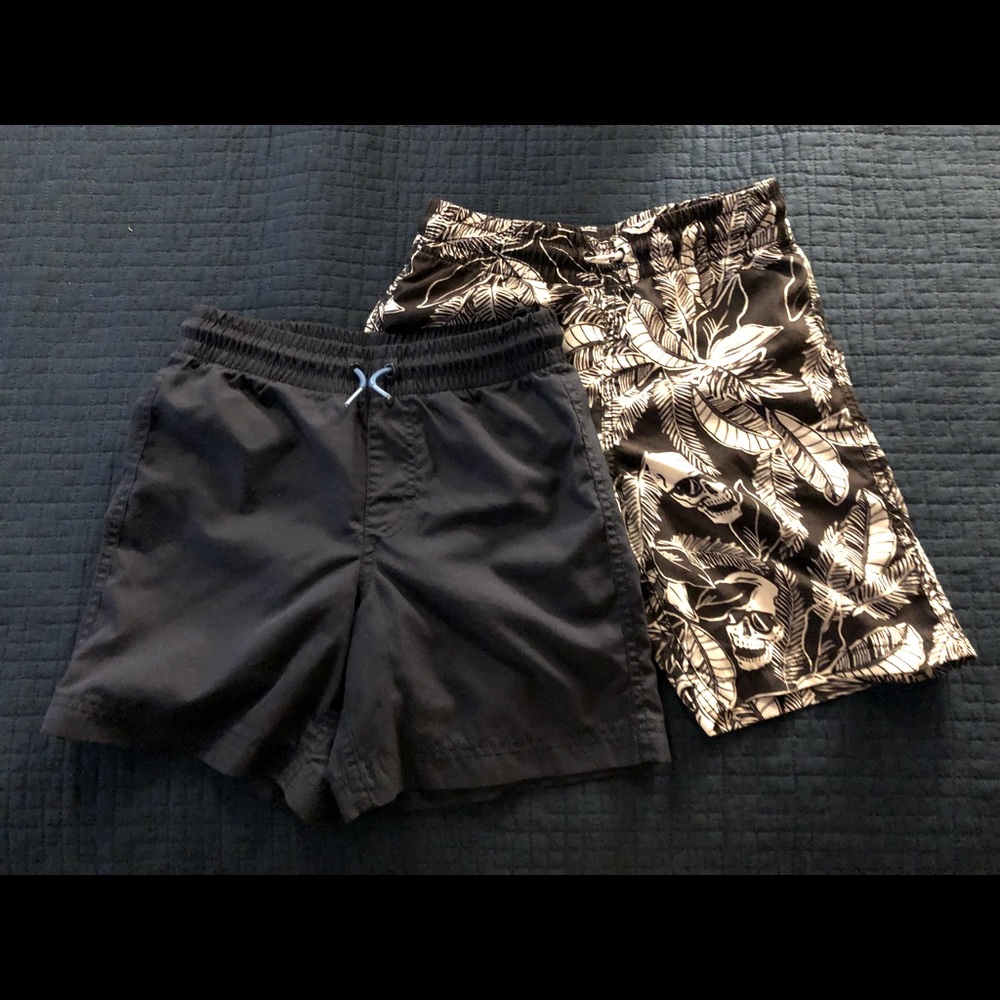 2 Pairs - Old Navy Boys Swim Trunks - Size Medium - 8 kids